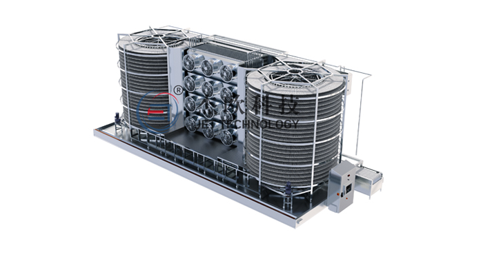 Nouveau type de congélateur en spirale