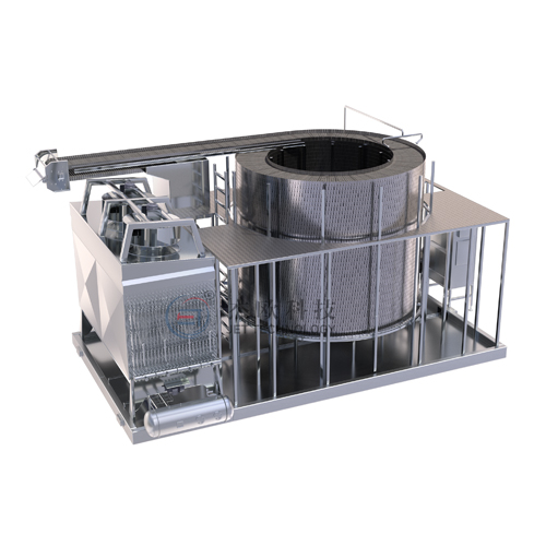 Congélateur spirale auto empilable