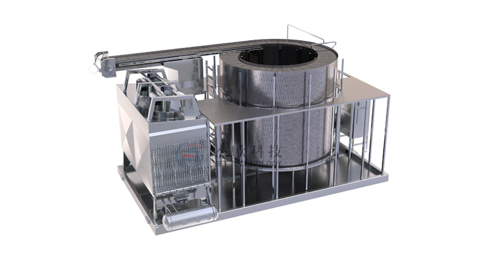 Congélateur spirale auto empilable