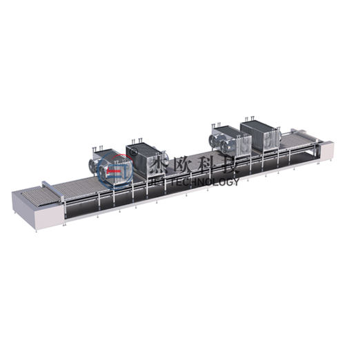 Congélateur de tunnel de ceinture de maille/bande solide